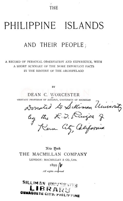 Thumbnail for The Philippine islands and their people: a record of personal observation and experience, with a short summary of the more important facts in the history of the archipelago
