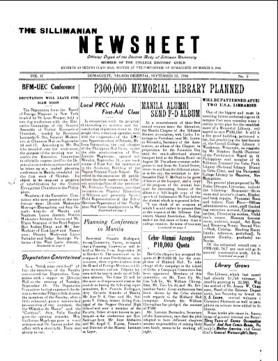 Thumbnail for The Sillimanian Newsheet, Vol. II, No. 5