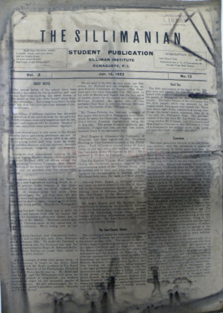 Thumbnail for The Sillimanian (Vol. II, No. 13 – Vol. III, No. 11), January 15, 1922 – November 15, 1922