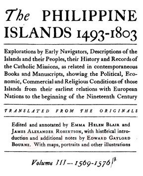 Thumbnail for The Philippine Islands, 1493–1803 (Vol. 3, 1569-1576)