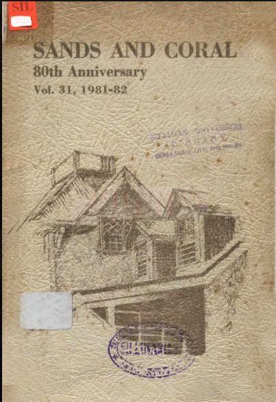 Thumbnail for Sands and Coral, 1981-1982: 80th Anniversary Issue (Vol. 31)