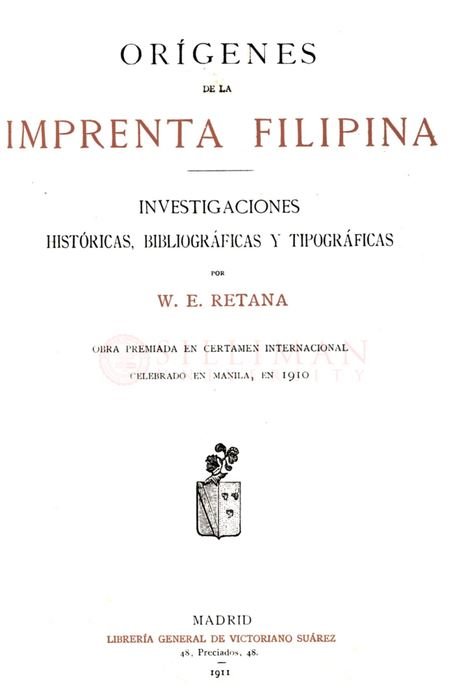 Thumbnail for Orígenes de la Imprenta Filipina: investigaciones históricas, bibliográficas y tipográficas