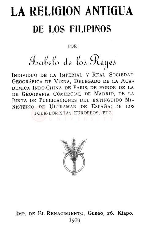 Thumbnail for La religión antigua de los Filipinos