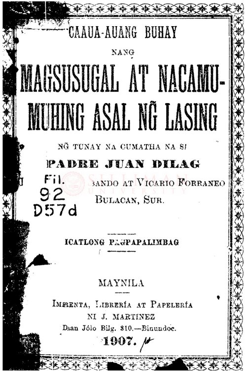 Thumbnail for Caaua-auang buhay nang magsusugal at nacamumuhing asal ng lasing
