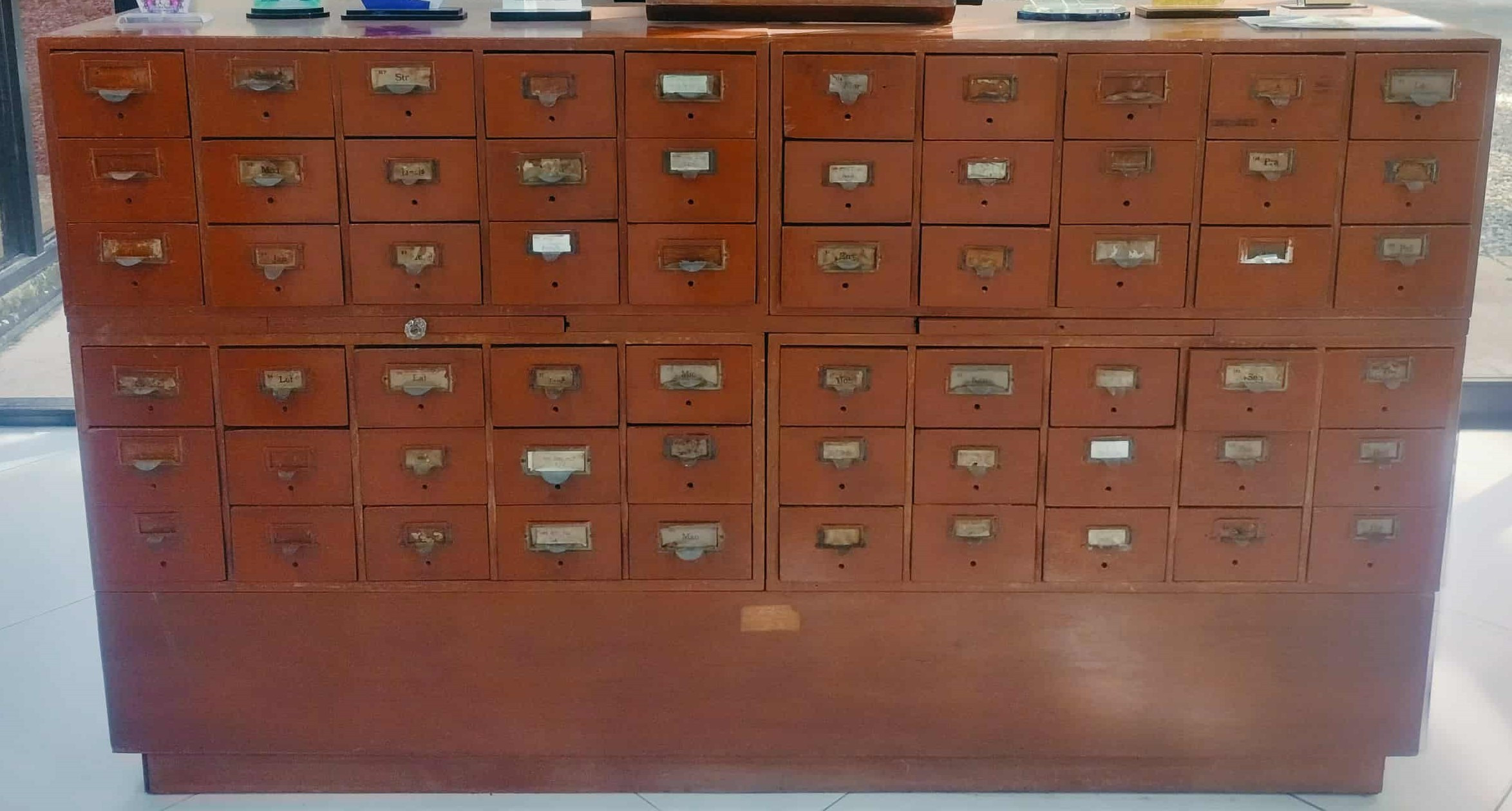 Thumbnail for Card catalog cabinet