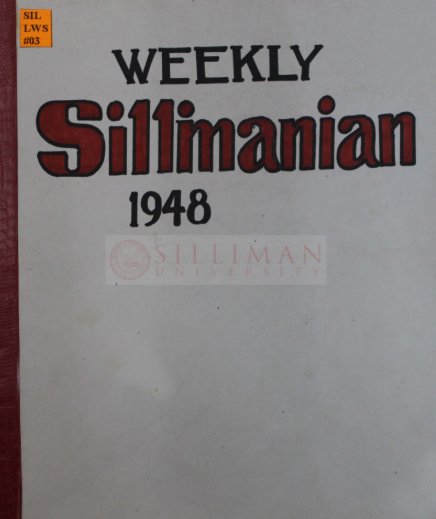 Thumbnail for The Weekly Sillimanian (Vol. III, No. 18 / Post-War Academic Expansion Issue)