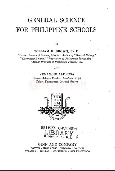 Thumbnail for General Science for Philippine Schools