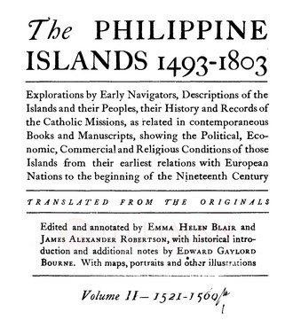 Thumbnail for The Philippine Islands, 1493–1803 (Vol. 2, 1521–1560)