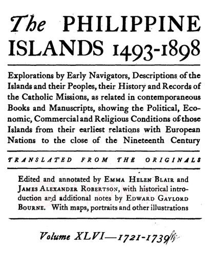 Thumbnail for The Philippine islands, 1493-1898 (Vol. 43, 1721-1739)