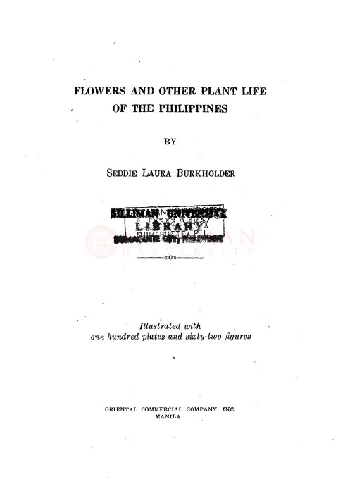 Thumbnail for Flowers and other plant life of the Philippines