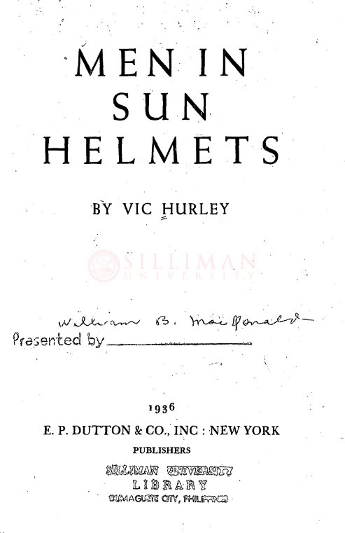 Thumbnail for Men in sun helmets
