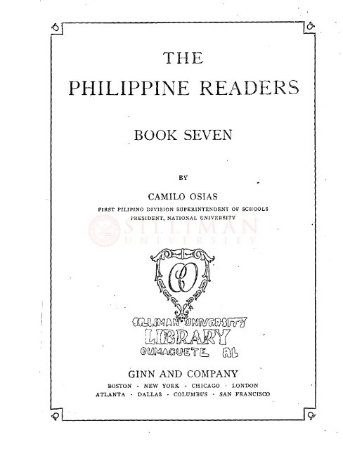 Thumbnail for The Philippine Readers: Book Seven