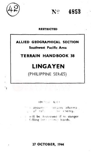 Thumbnail for Terrain handbook 38: Lingayen (Philippine series)