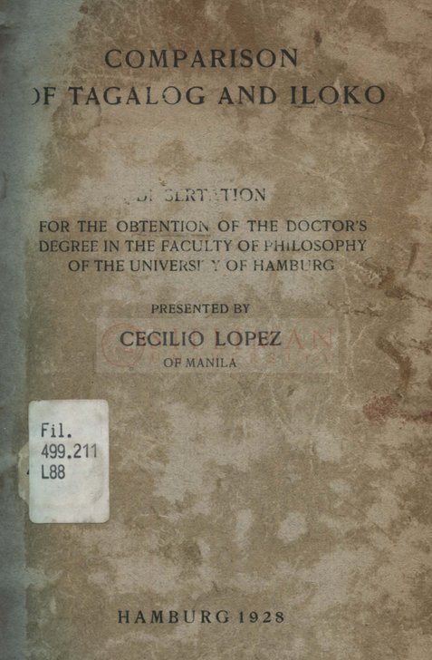 Thumbnail for Comparison of Tagalog and Iloko