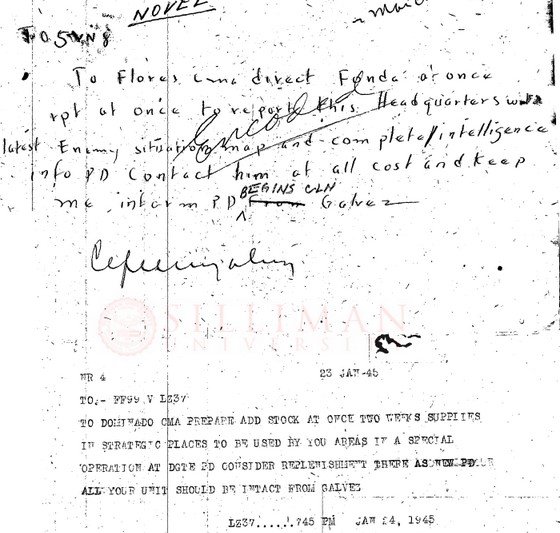 Thumbnail for World War II Guerrilla Communication: supply and intelligence directives, Negros Oriental
