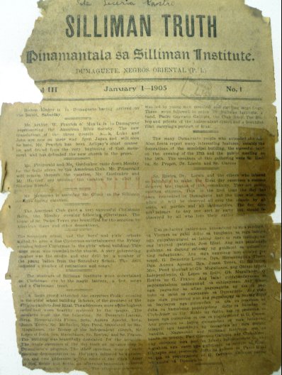 Thumbnail for Silliman Truth, Vol. III, Nos. 1 through 10 (Full Semestral Run)
