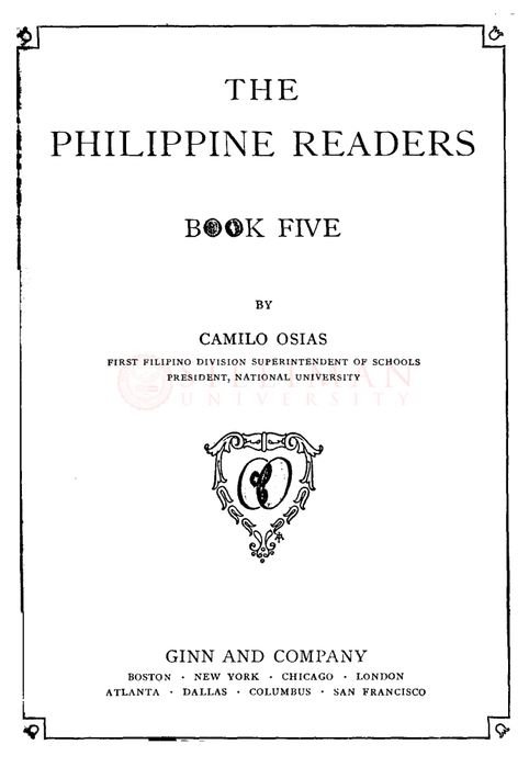 Thumbnail for The Philippine readers, book five