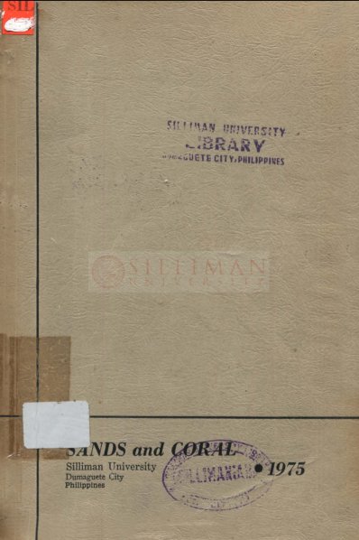 Thumbnail for Sands and Coral, 1975 (Vol. 27)