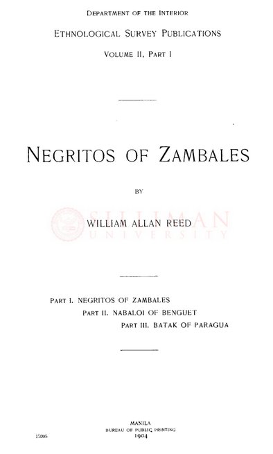 Thumbnail for Negritos of Zambales