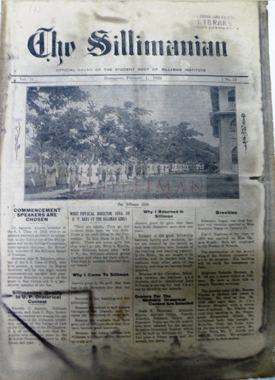 Thumbnail for The Sillimanian, Vol. 10, No. 15 (February 1, 1928) – Year IX, No. 10 (November 1, 1929)